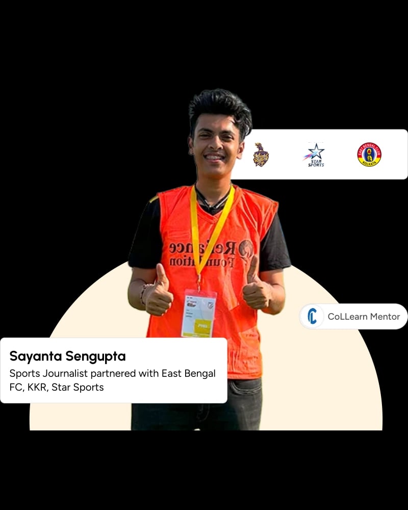 Gaurav Sundararaman - Sports Journalism Mentor